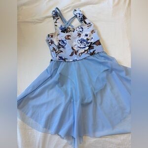 Weissman IC BLUE floral dress 7/8
